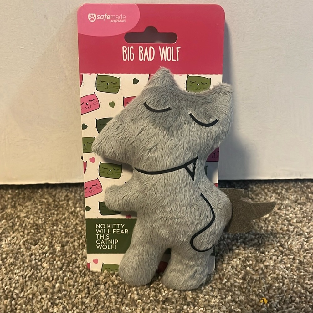 *NWT* Cat Plush Toy - Big Bad Catnip Wolf